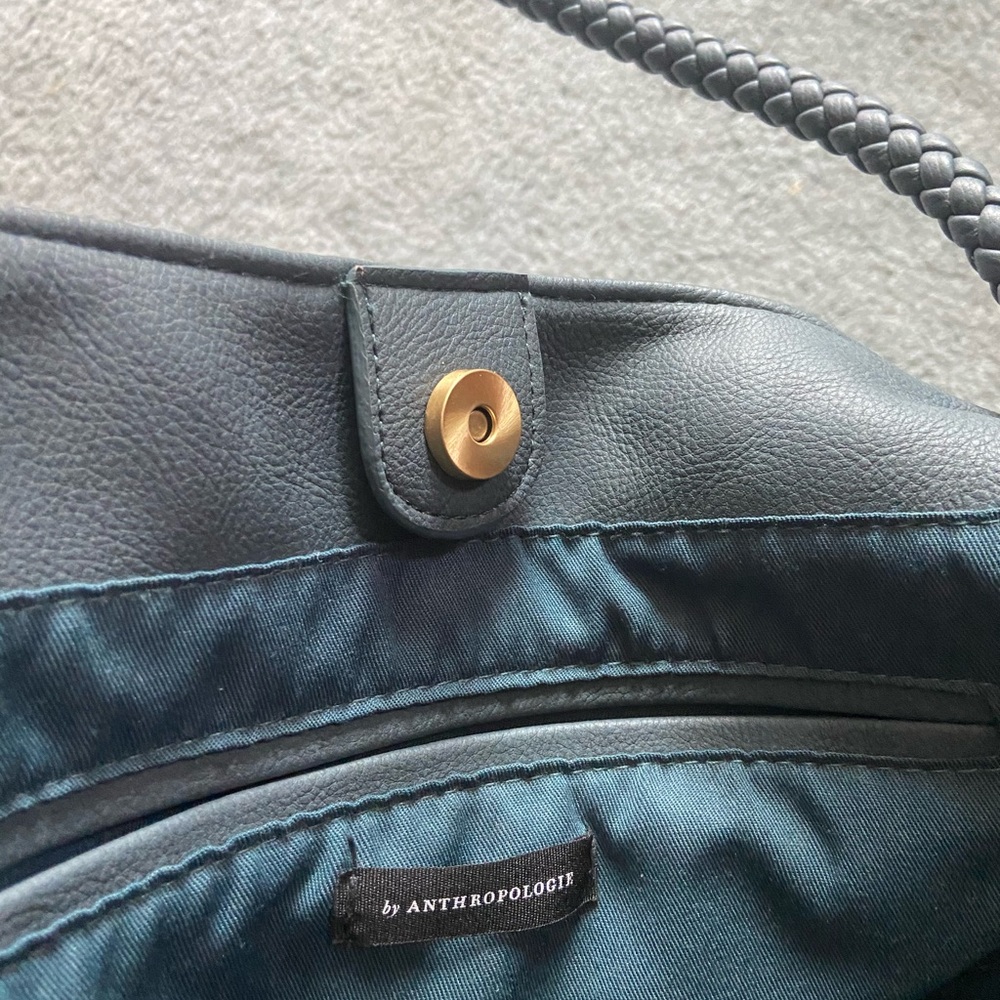 Blue Anthropologie handbag